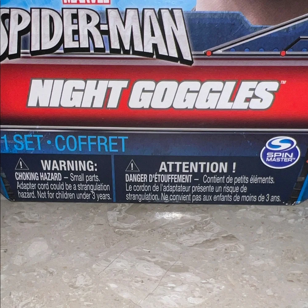 Spiderman Night Goggles with Blue and Red Design - Picture 2 of 6